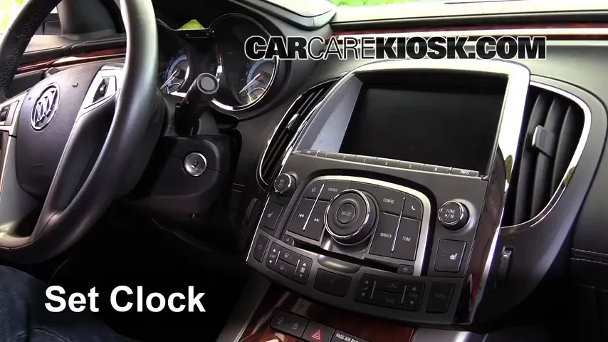 2013 Buick LaCrosse 3.6L V6 FlexFuel Clock
